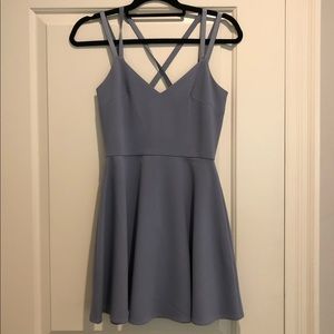 French Connection Strappy Fit & Flare Mini Dress
